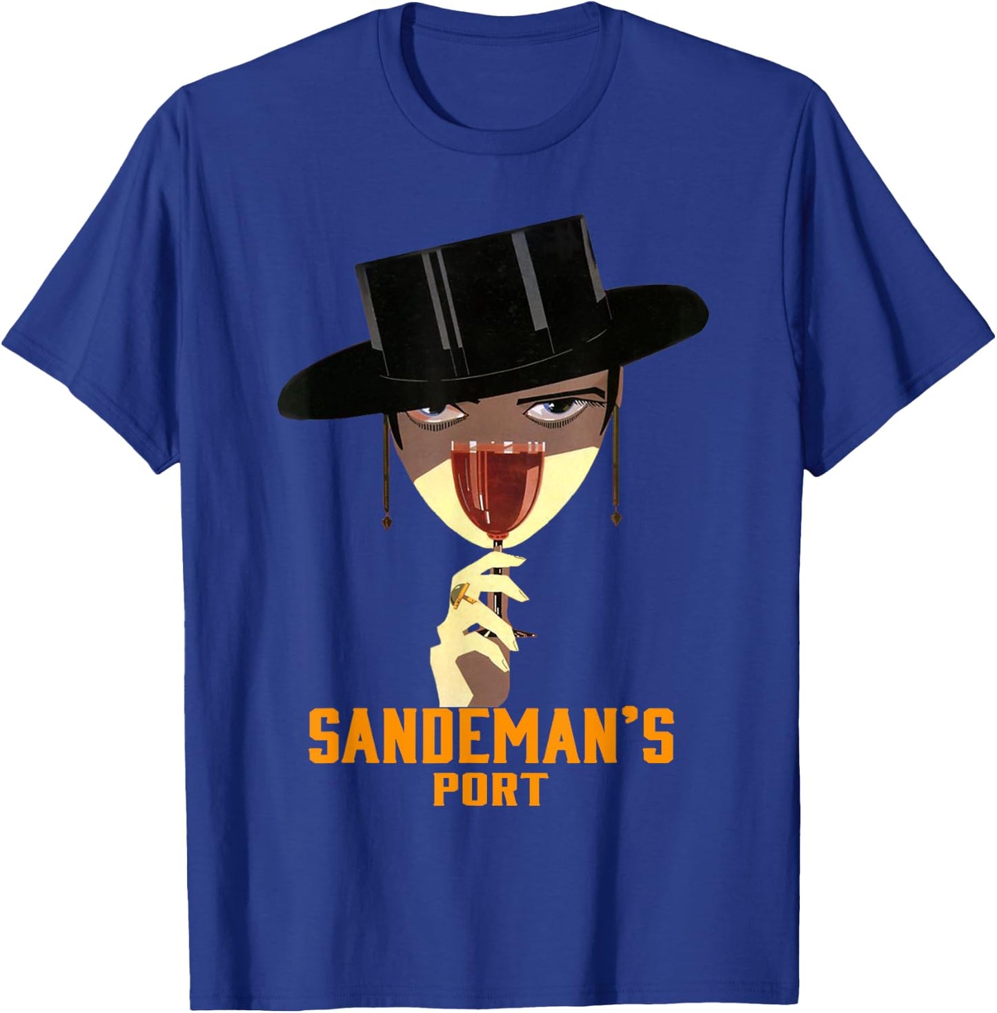 Sandeman's Port Vintage Wine Advertisement Art Deco T-Shirt - T-Shirt | Royal
