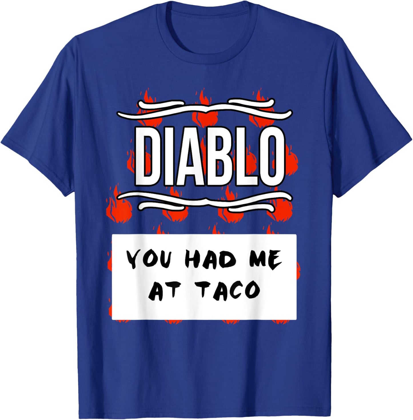 HOT SAUCES Group Halloween Costumes DIABLO SAUCE shirt T-Shirt - T-Shirt | Royal