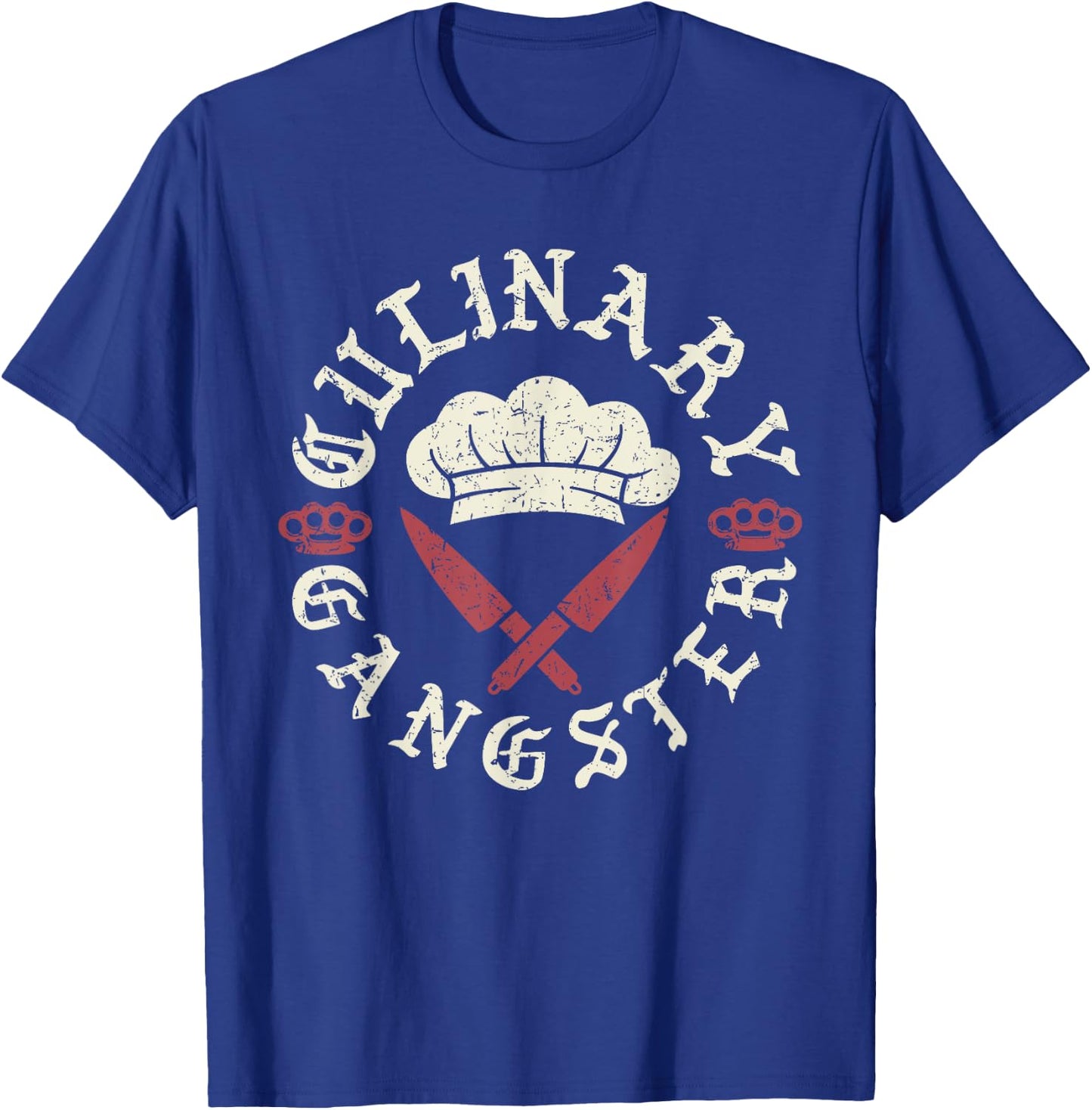 Awesome Cook Gift Shirt Line Cook Culinary Gangster Chef T-Shirt - T-Shirt | Royal