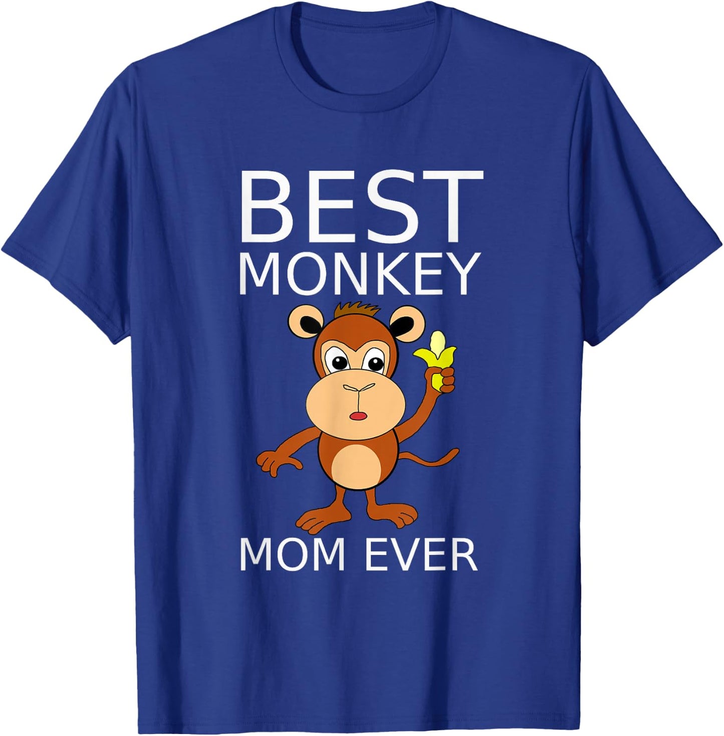 Best Monkey Mom T Shirt T-Shirt - T-Shirt | Royal