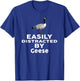 Easily Distracted by Geese Funny GOOSE T-Shirt - T-Shirt | Royal