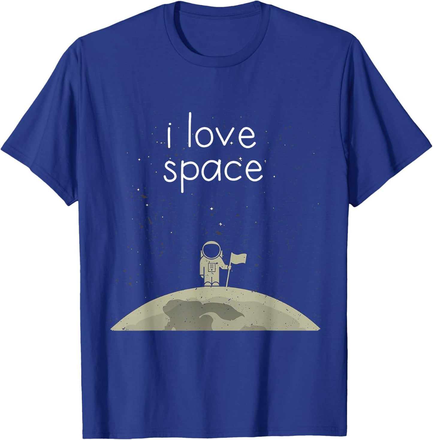 Funny Astronaut Moon Gift Space Science Nerd T-Shirt - T-Shirt | Royal