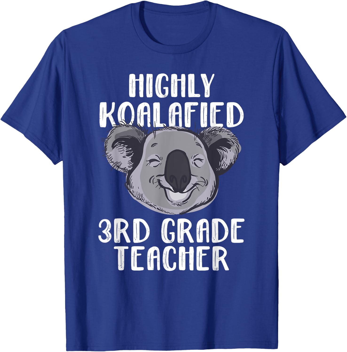 Funny 3rd Grade Teacher Koala Bear Shirt And Men T-Shirt - T-Shirt | Royal
