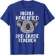 Funny 3rd Grade Teacher Koala Bear Shirt And Men T-Shirt - T-Shirt | Royal