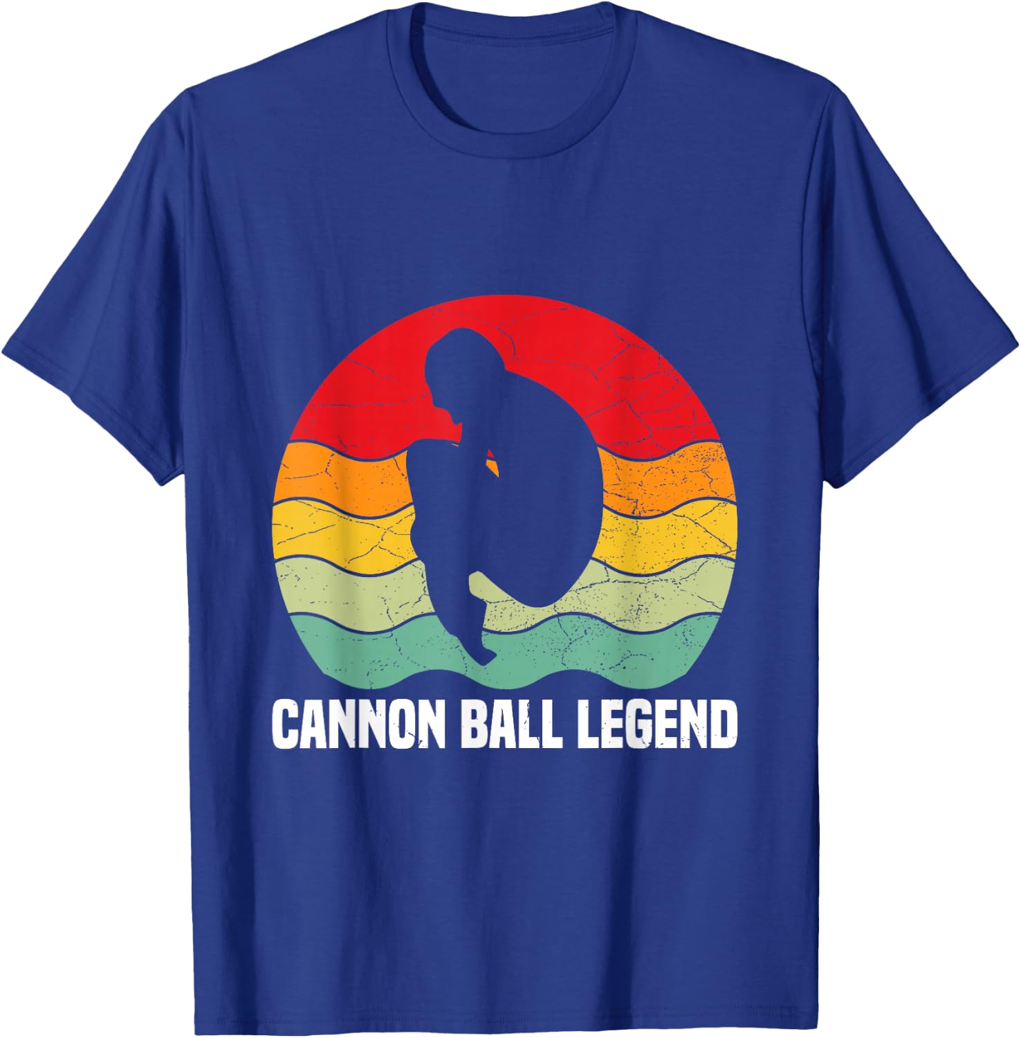 Cannon Ball Legend Design for a Cannonball Fan T-Shirt - T-Shirt | Royal