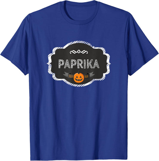 I'm A Paprika Spice Matching Halloween Funny Group Costume T-Shirt - T-Shirt | Royal