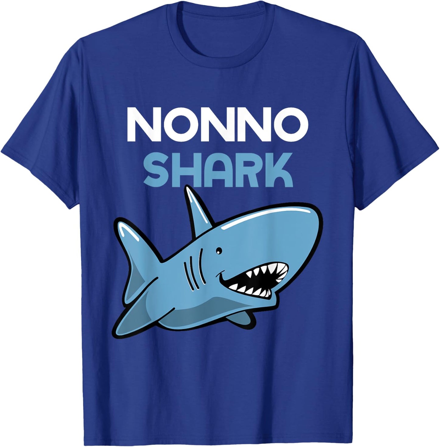 Nonno Shark Funny Family T-Shirt - T-Shirt | Royal