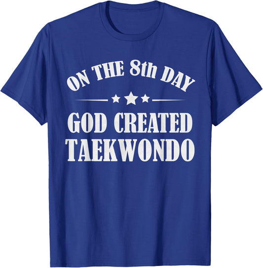 Taekwondo Martial Arts Funny Christian Quotes Gift T-Shirt - T-Shirt | Royal