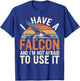 Falconer Peregrine Falcon Falconry T-Shirt - T-Shirt | Royal