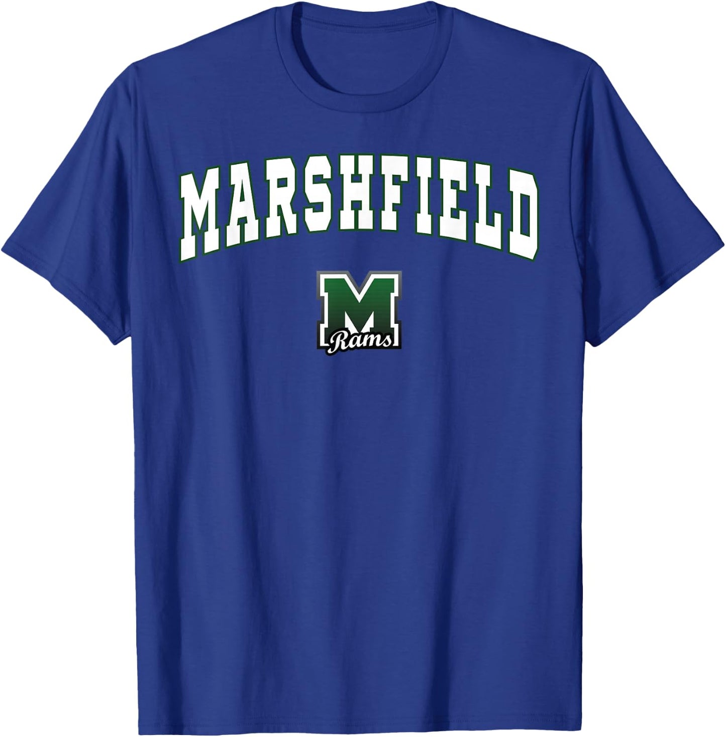 Marshfield High School Rams T-Shirt - T-Shirt | Royal
