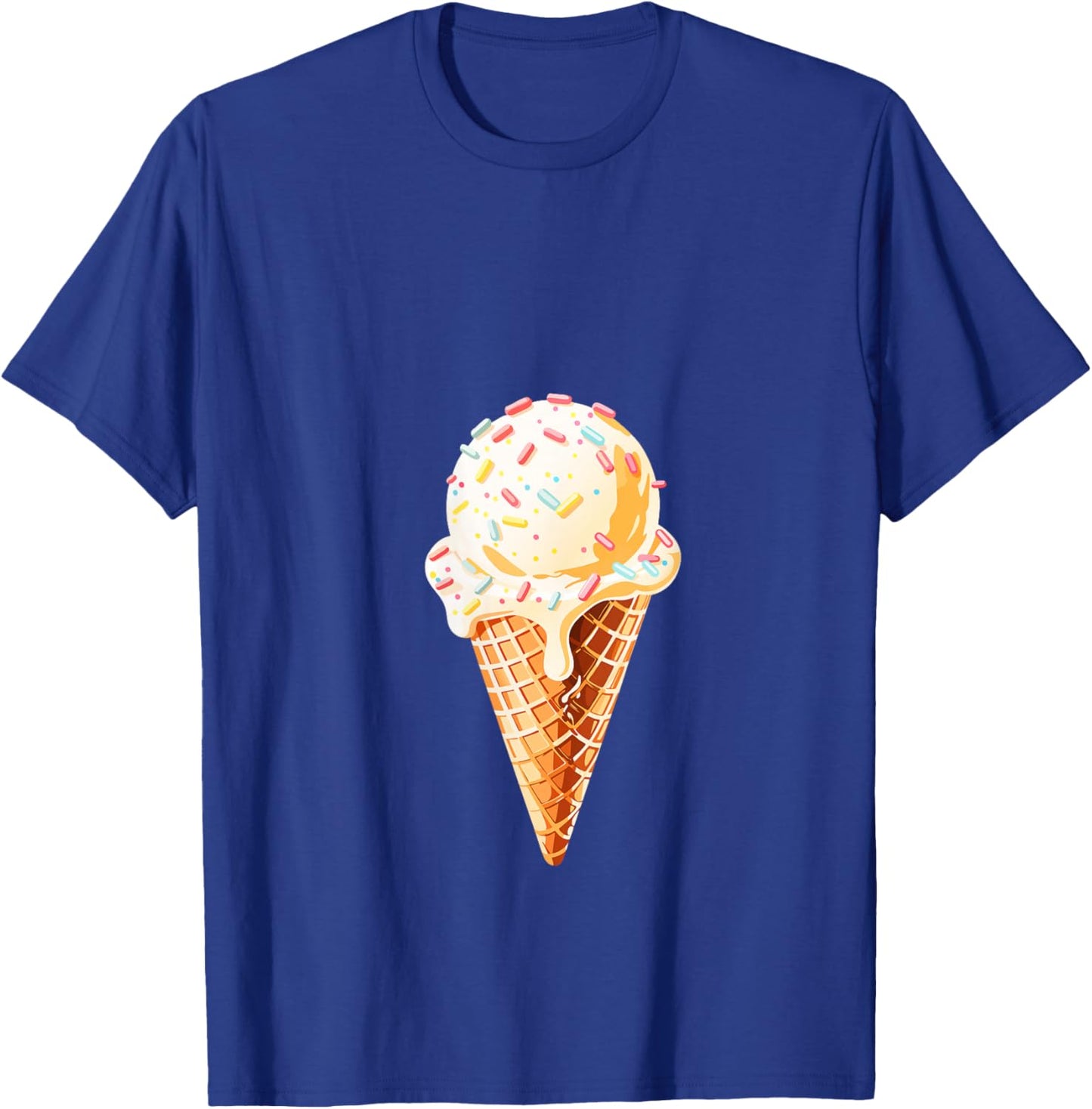 Women's Ice Cream Shirt Adult Men Women Kids Ice Cream Costume V-Neck T-Shirt - T-Shirt | Royal