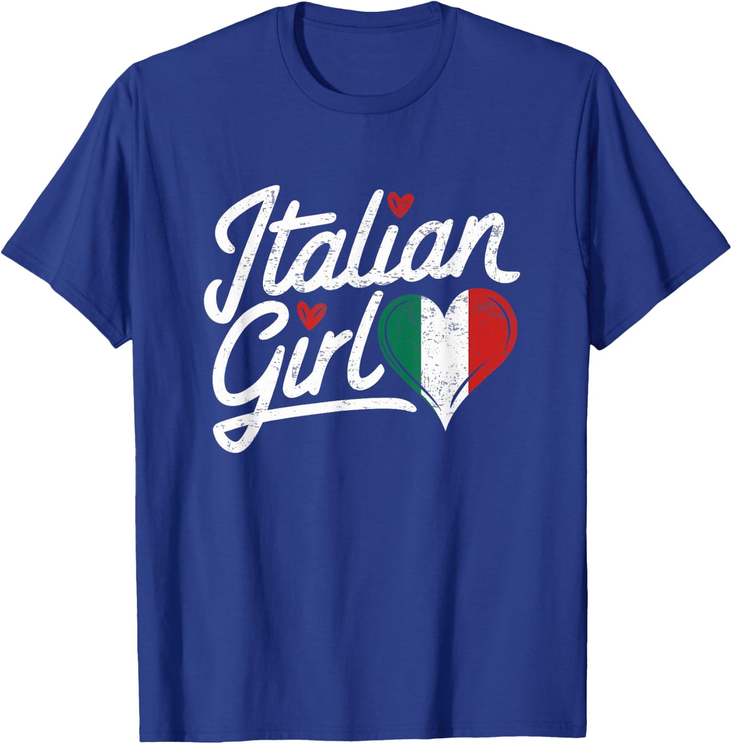 Culture italian Roots Italy Flag Cute Italian Girl italia T-Shirt - T-Shirt | Royal