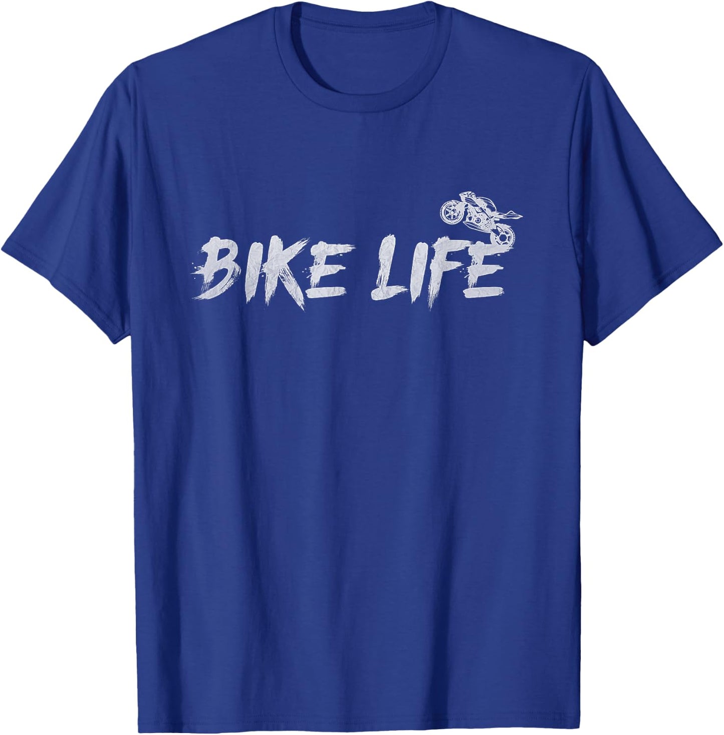 Motorcycle Quote Bike Life T-Shirt - T-Shirt | Royal
