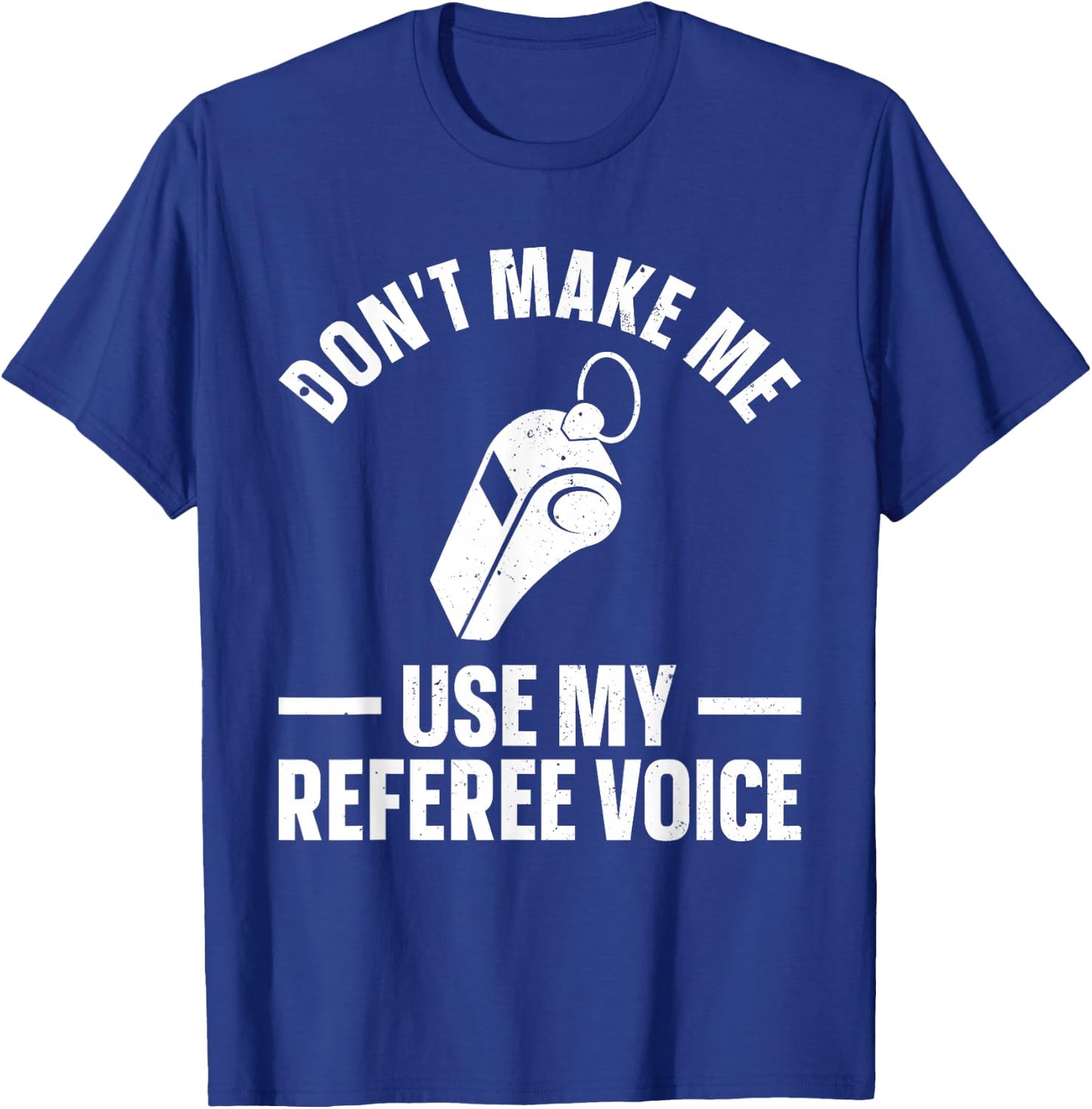 Funny Referee Design Women Reffing Ref Sport Referee T-Shirt - T-Shirt | Royal