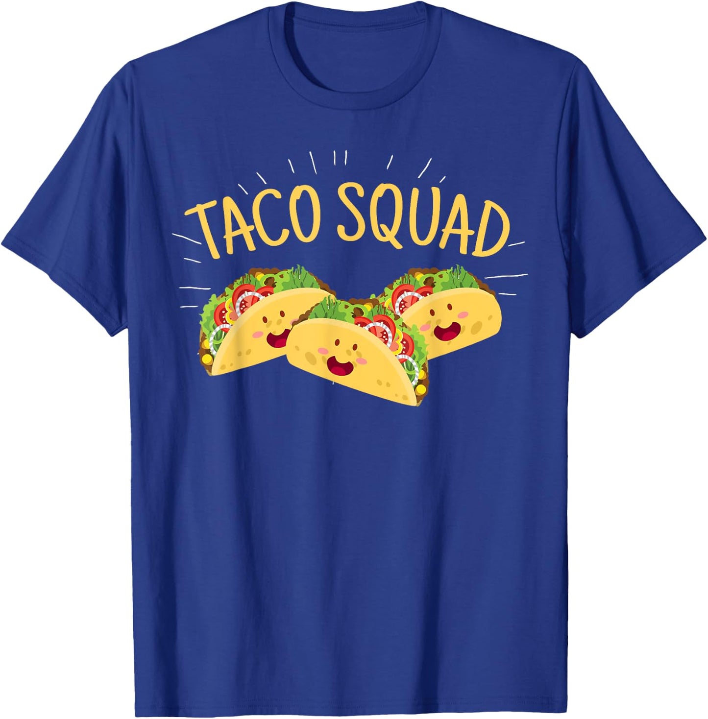 Funny Taco Squad Cute Mexican Food Lover Gift T-Shirt - T-Shirt | Royal