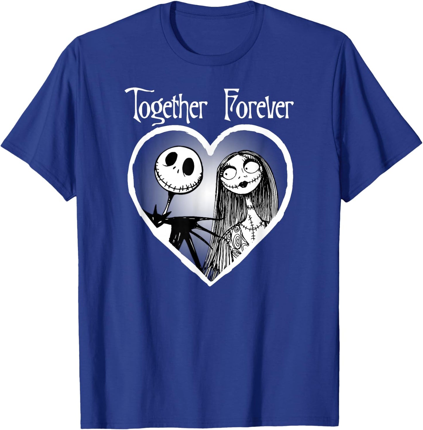 Disney Jack Skellington Together Forever Short Sleeve T-Shirt - T-Shirt | Royal