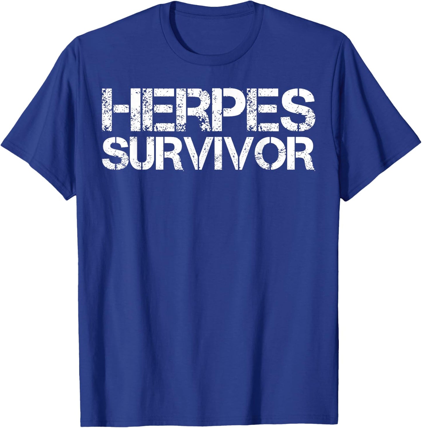 Herpes Survivor T-Shirt - T-Shirt | Royal