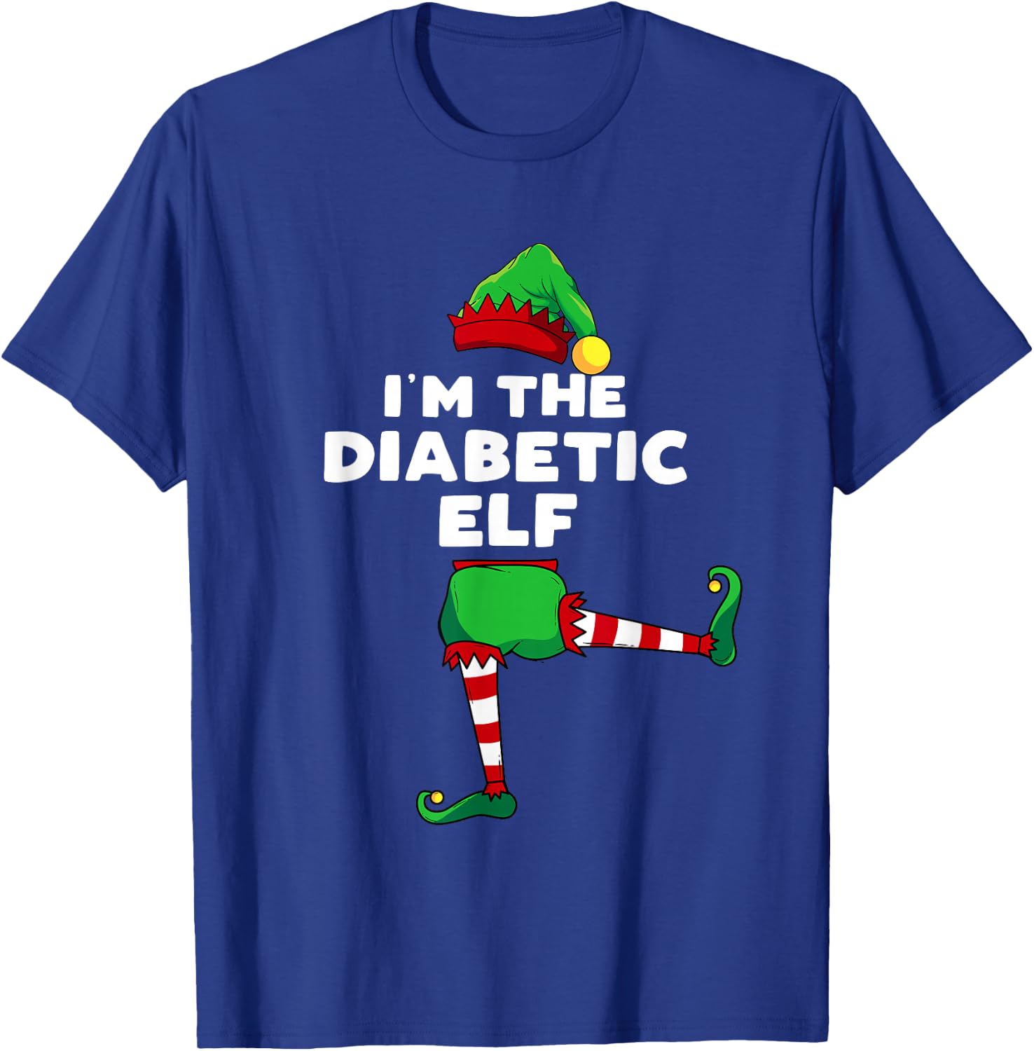 I'm The Diabetic Elf Family Matching Gift Christmas Group T-Shirt - T-Shirt | Royal