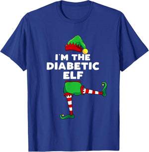 I'm The Diabetic Elf Family Matching Gift Christmas Group T-Shirt - T-Shirt | Royal