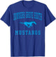 Downers Grove South High School Mustangs C1 T-Shirt - T-Shirt | Royal