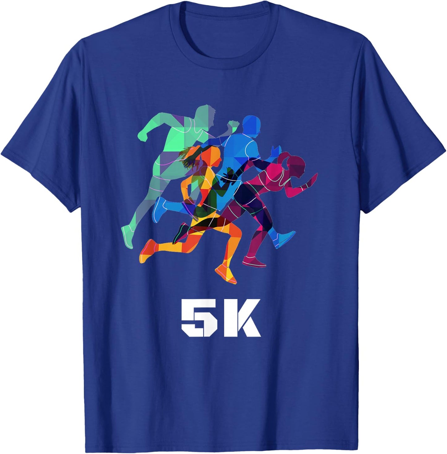 5K Run Fun Gift T Shirt for Cool Family Wear, Darks T-Shirt - T-Shirt | Royal