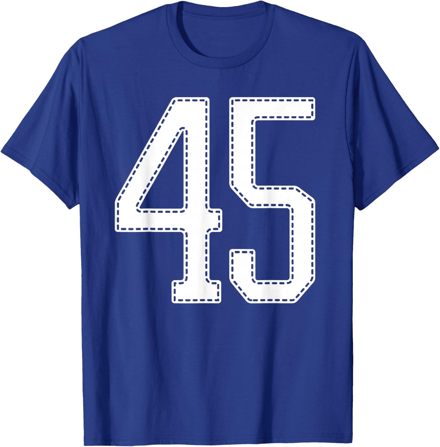 Official Team League #45 Jersey Number 45 Sports Jersey T-Shirt - T-Shirt | Royal