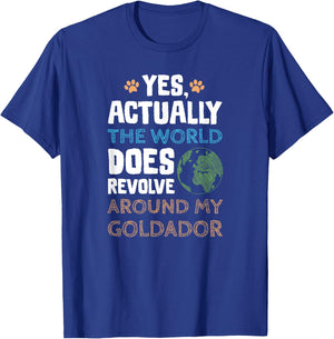 Funny Goldador Dog Gifts Men Women T-Shirt - T-Shirt | Royal