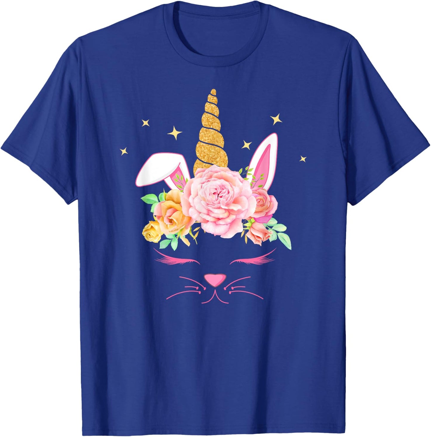 Bunnycorn Unicorn Bunny Funny Easter For Girls T-Shirt - T-Shirt | Royal