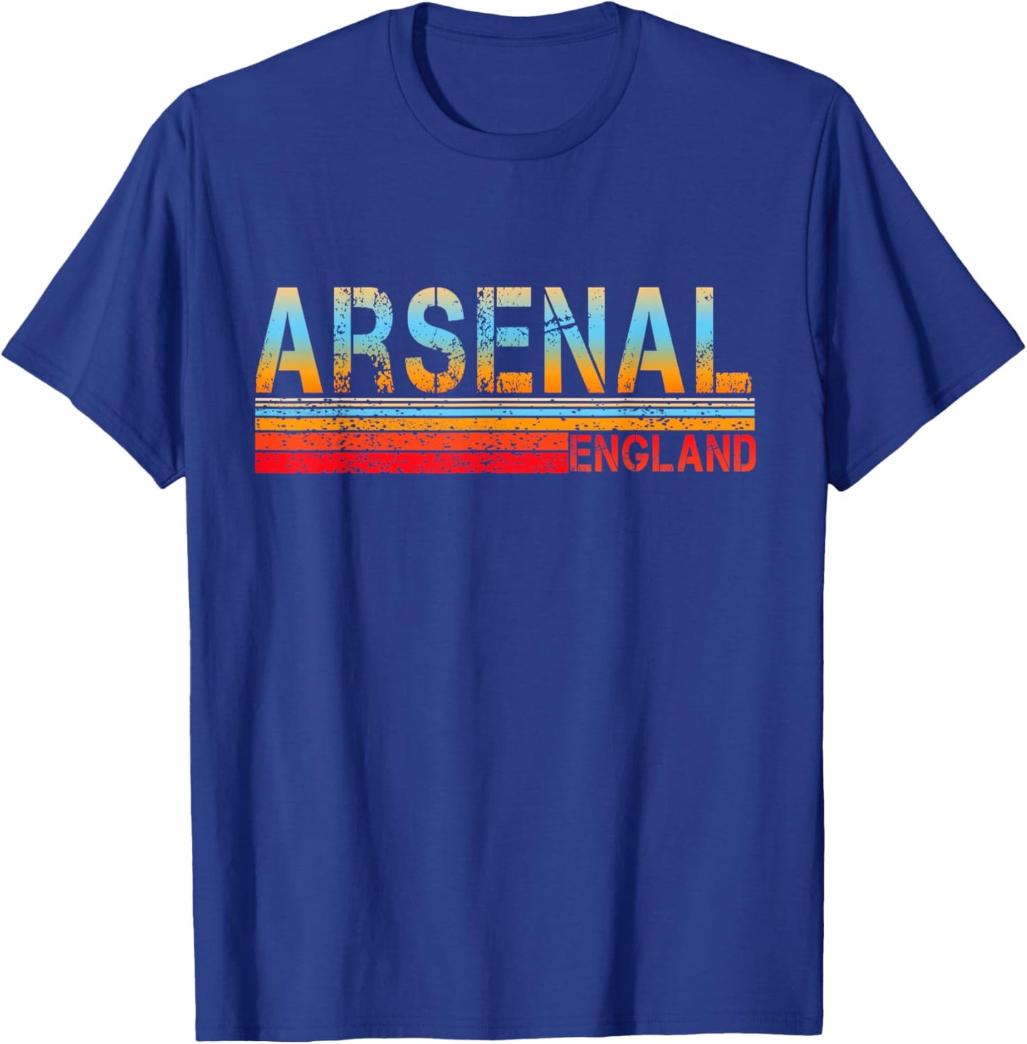 Love Heart Arsenal Grunge Vintage Style Black Arsenal T-Shirt - T-Shirt | Royal