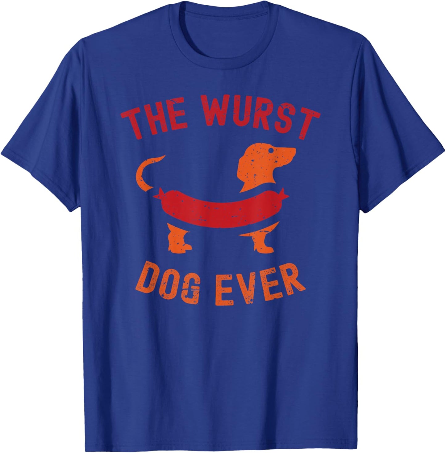 The Wurst Dog Ever Funny Sausage Dog Oktoberfest T Dachshund T-Shirt - T-Shirt | Royal
