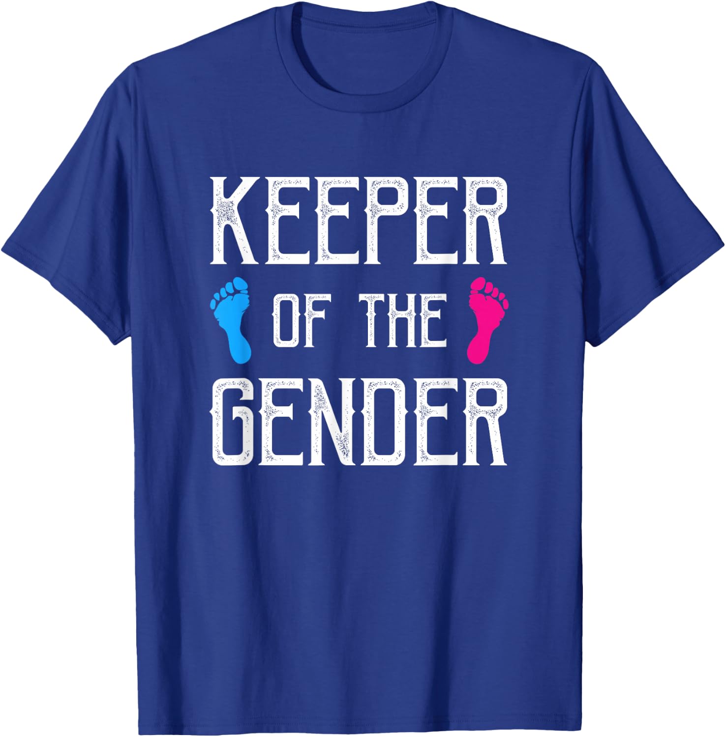 Keeper of the Gender - Gender Reveal T-Shirt - T-Shirt | Royal