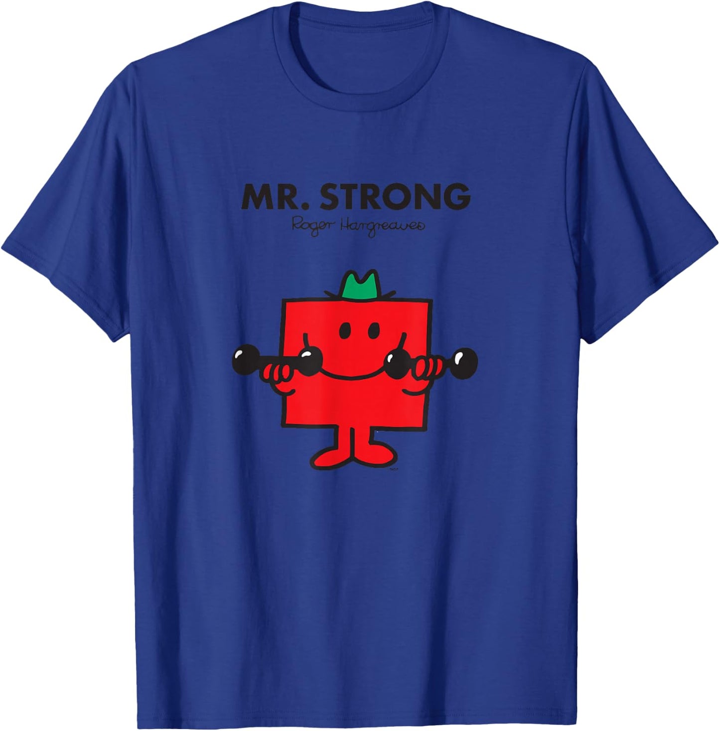 Mr. Men Mr. Strong T-Shirt - T-Shirt | Royal