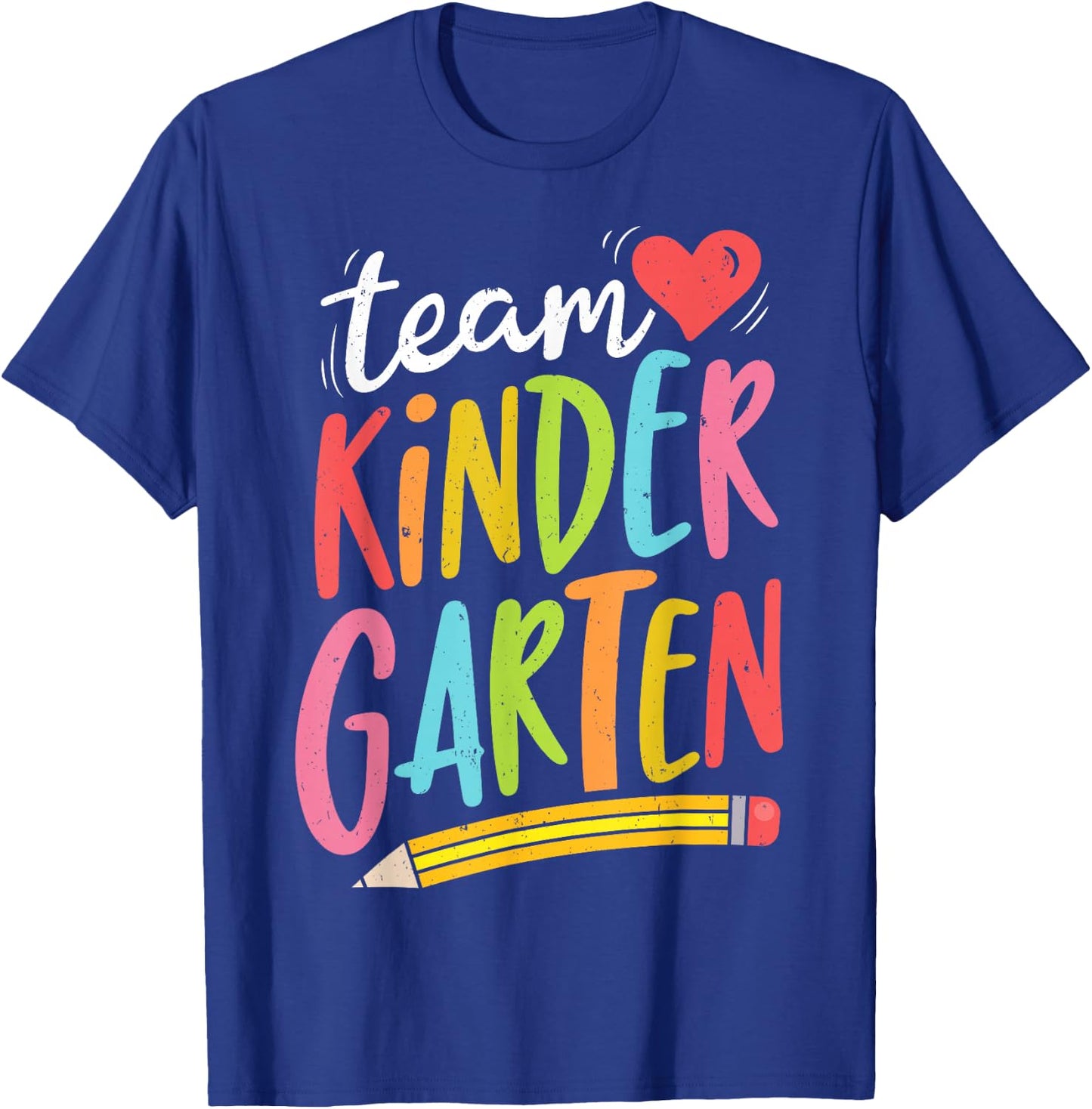 Team Kindergarten Teacher Student Funny Back To School Gifts T-Shirt - T-Shirt | Royal