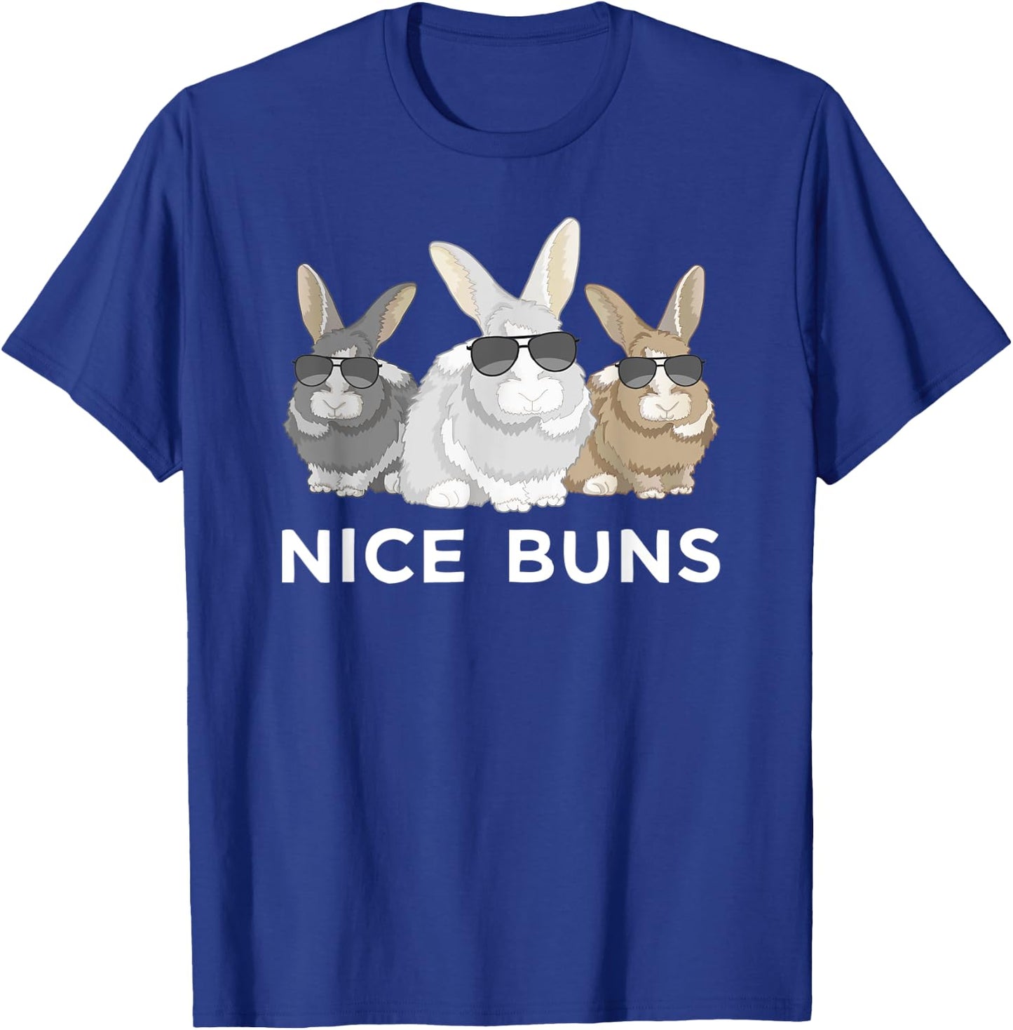 Cool Bunny Funny Nice Buns Rabbit Herd T-Shirt - T-Shirt | Royal