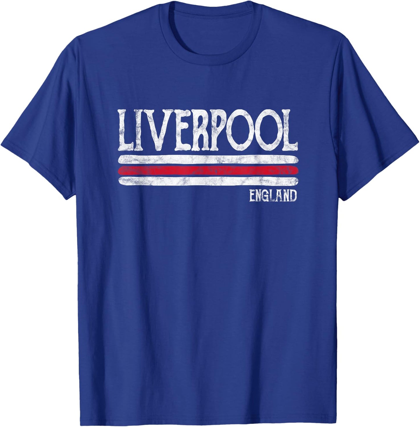 Vintage Liverpool England British Love Gift Souvenir T-Shirt - T-Shirt | Royal