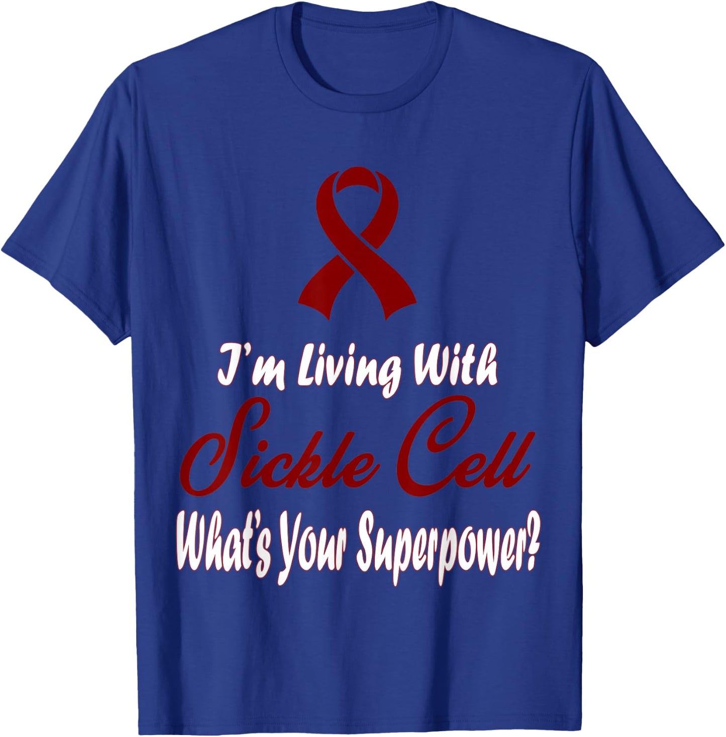 Sickle Cell Awareness T-Shirt - T-Shirt | Royal