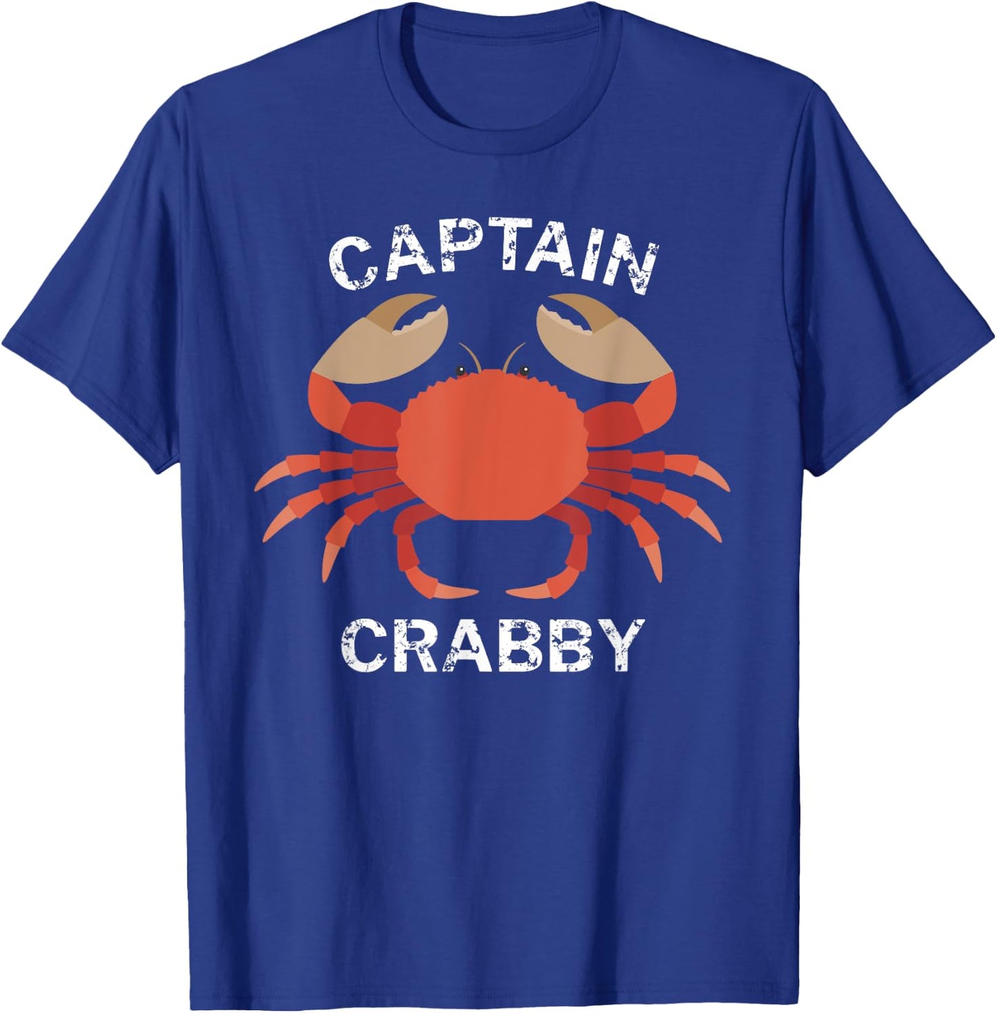Captain Crabby Funny Crabby Mood T-Shirt - T-Shirt | Royal