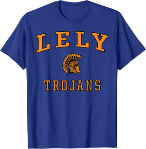 Lely High School Trojans C1 T-Shirt - T-Shirt | Royal