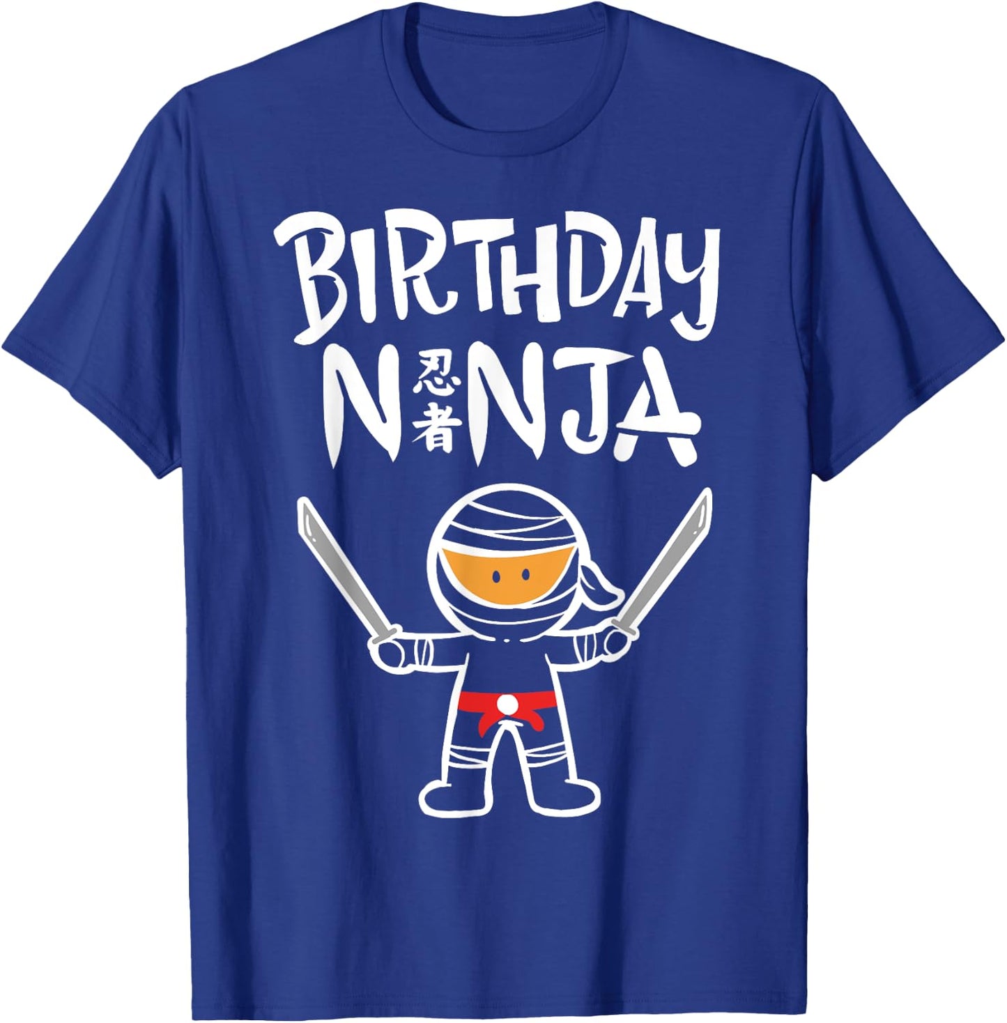 Birthday Ninja T-Shirt - T-Shirt | Royal