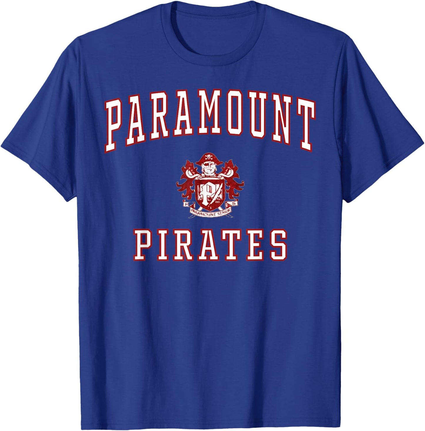 Paramount High School Pirates C1 T-Shirt - T-Shirt | Royal