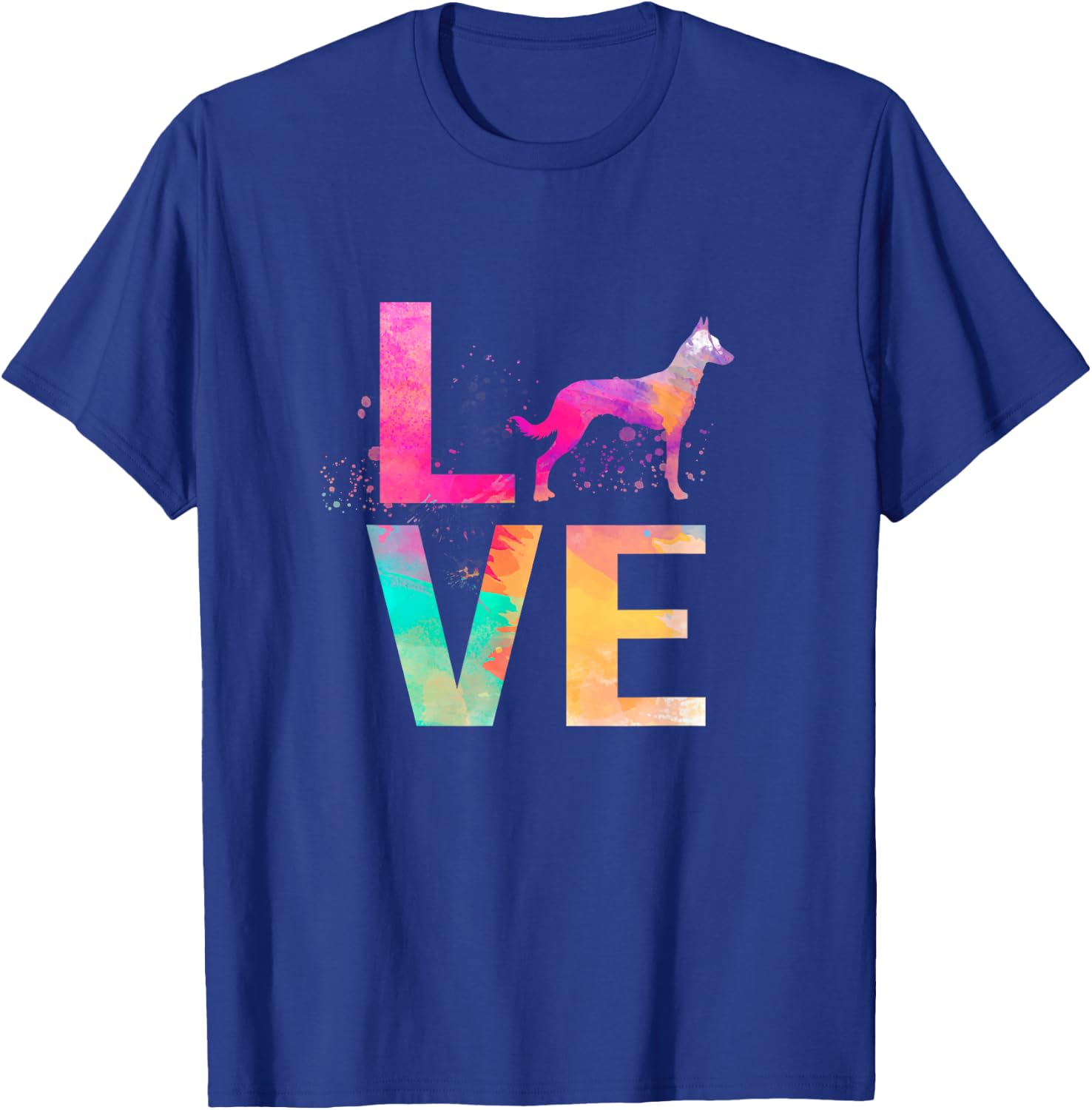 Colorful Belgian Malinois Dog Mom Gifts Belgian Malinois T-Shirt - T-Shirt | Royal