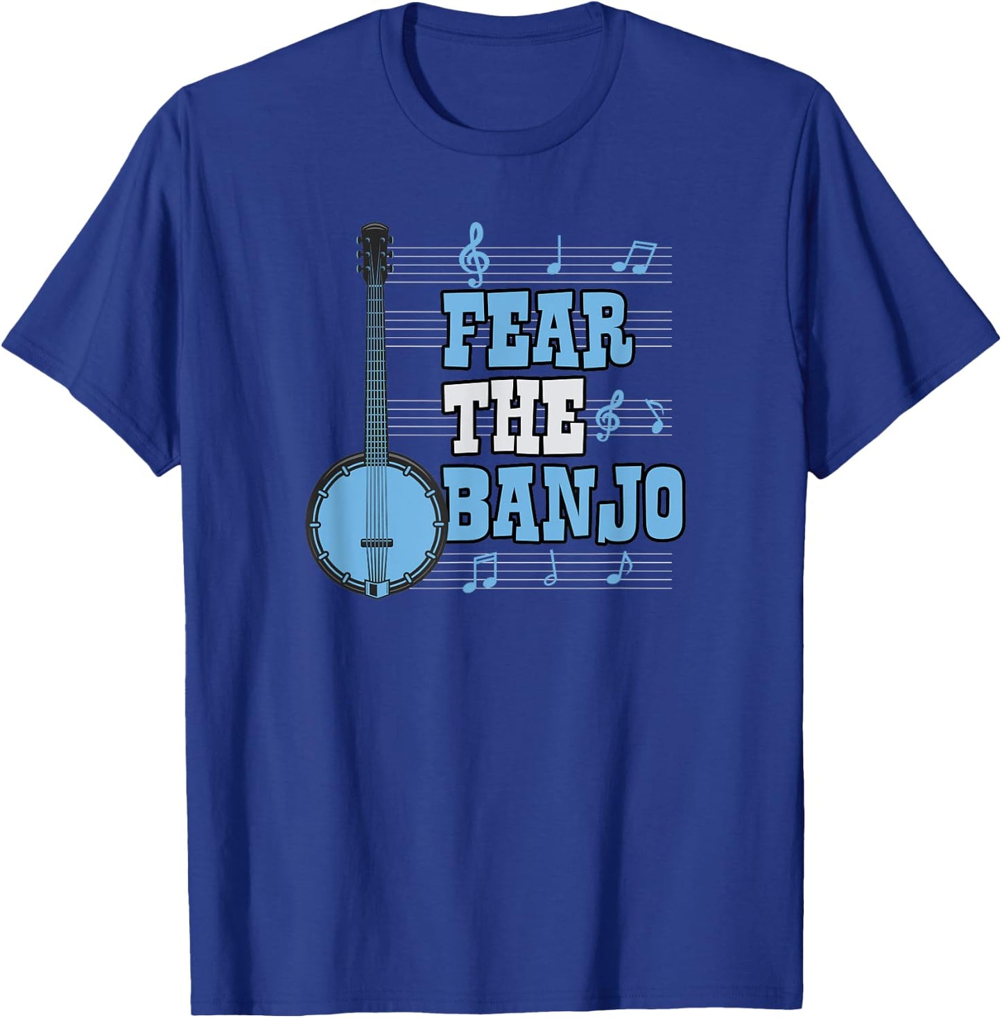 Fear The Banjo T-Shirt - T-Shirt | Royal