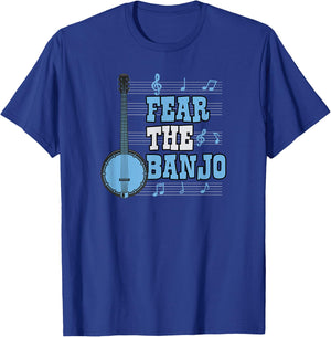 Fear The Banjo T-Shirt - T-Shirt | Royal