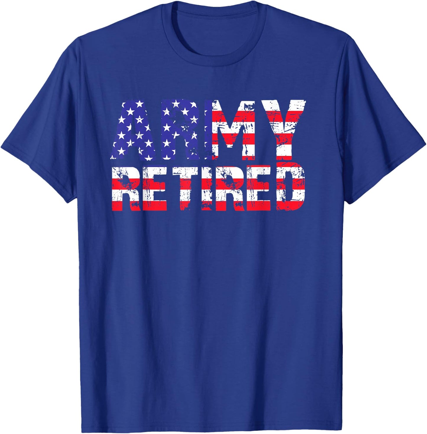 Retired Army . US ARMY Retirement Gift T-Shirt - T-Shirt | Royal