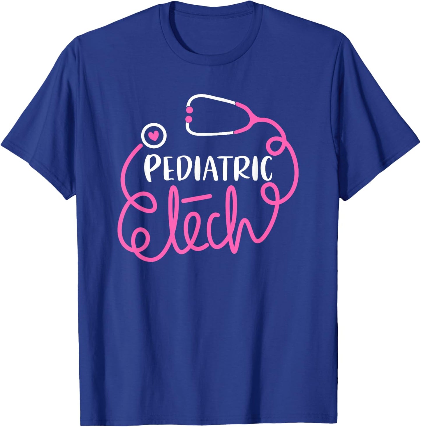 Pediatric Tech Pediatric technologists Peds technician T-Shirt - T-Shirt | Royal