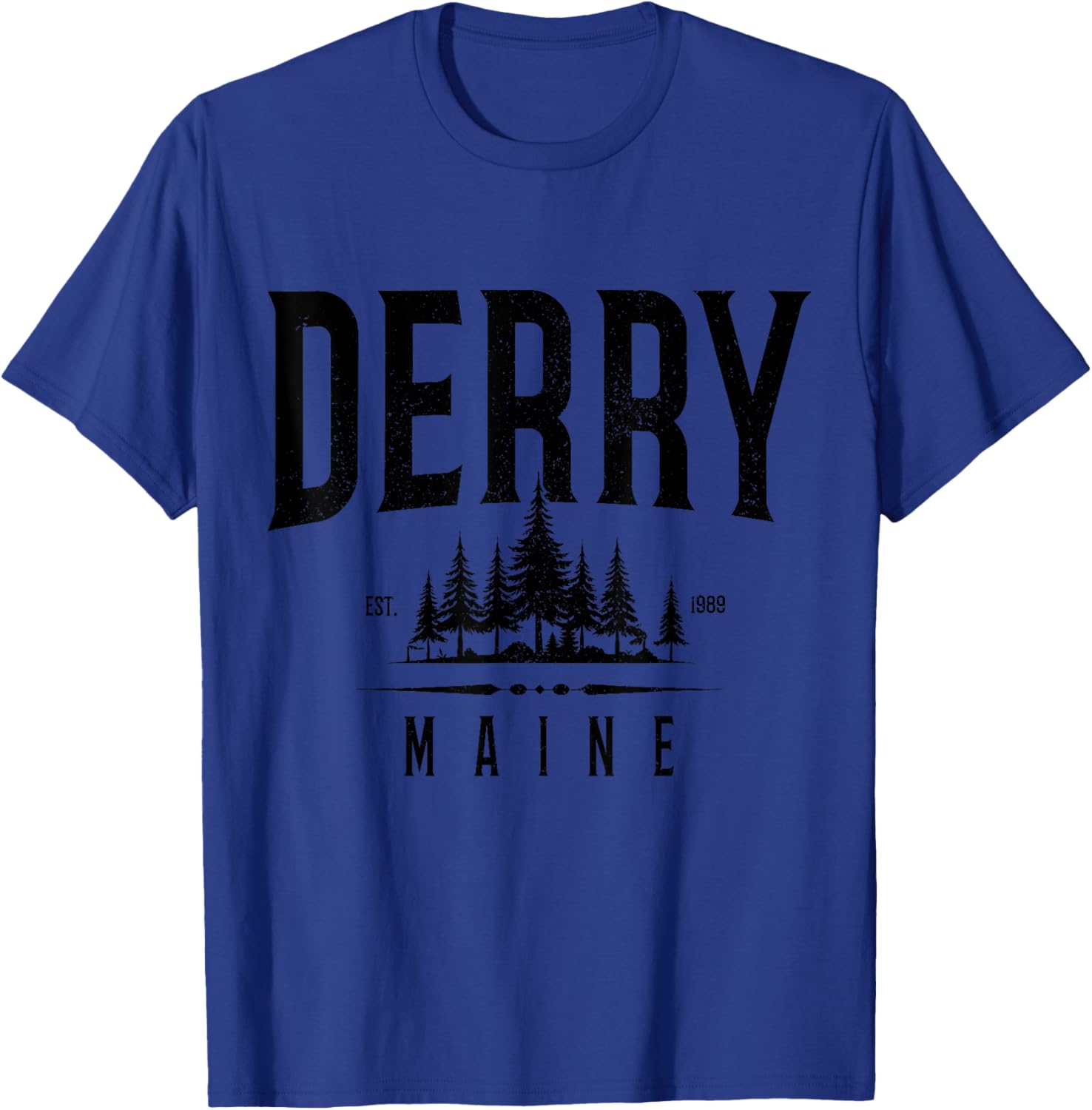 Derry Maine Vintage Pride T-Shirt - T-Shirt | Royal