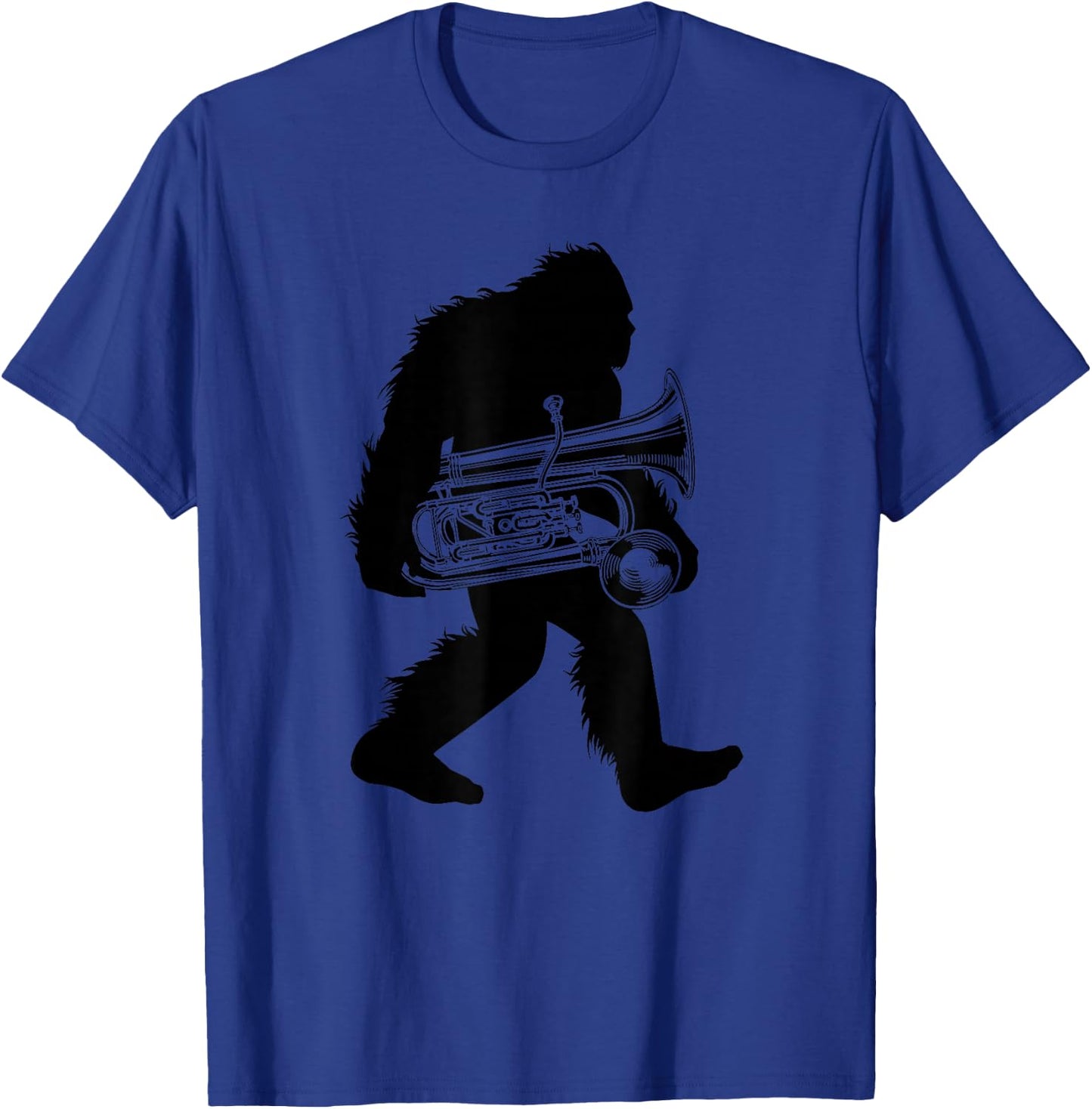 Bigfoot Euphonium , Instrument Sasquatch Apparel T-Shirt - T-Shirt | Royal