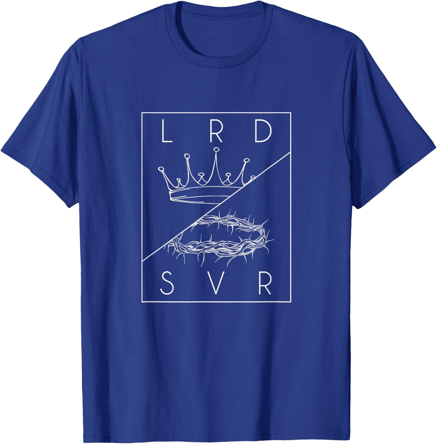 Jesus Christian Lord & Savior graphic T-Shirt - T-Shirt | Royal