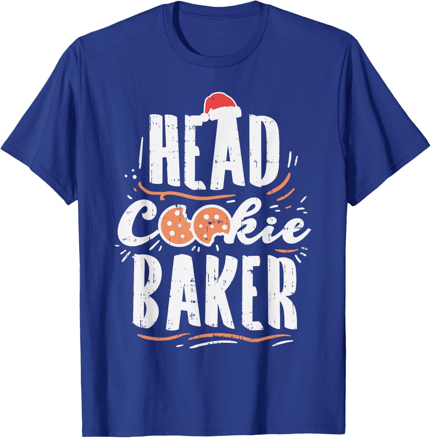 Head Cookie Baker Matching Family Christmas Pajama Kids PJ T-Shirt - T-Shirt | Royal