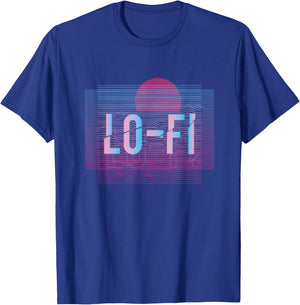 Lo-fi Hip Hop Retro Modern Shirt T-Shirt - T-Shirt | Royal